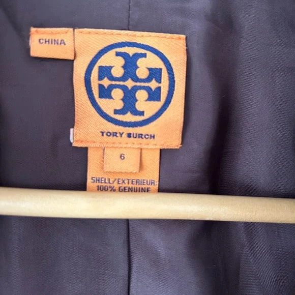 Tory Burch brown leather Sgt Pepper jacket size 6 - Picture 5 of 12